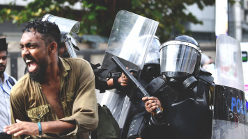 Sri Lanka protests 