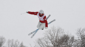 snow skiing