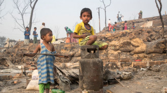 Rohingya refugees live in squalid conditions in Bangladesh [Getty]