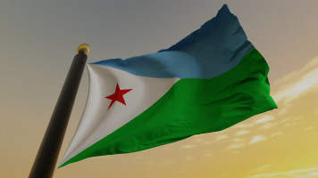 Flag of Djibouti 