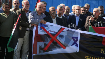 Protests were held in Jerusalem and Gaza on the anniversary of the Balfour Declaration [Getty]