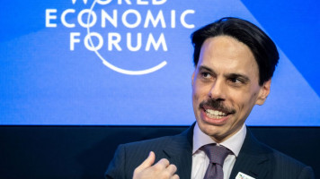 Faisal bin Farhan was speaking at the Davos summit [Getty]