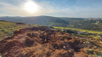 The survey of what is believed to be a gravesite for Ottoman soldiers found recently near Jerusalem