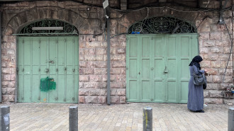 General strike in occupied East Jerusalem on 23 February 2023. Ibrahim Husseini/TNA 