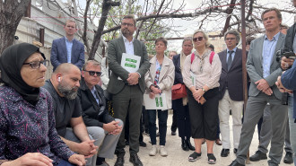 EU diplomats visit Fatemeh Salem who is under the risk of forcible transfer