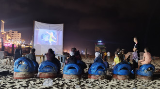 Gaza's open-air cinema offers temporary escape from blockade