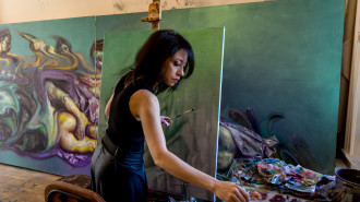 Damascene artist Sara Shamma revives women lost in time