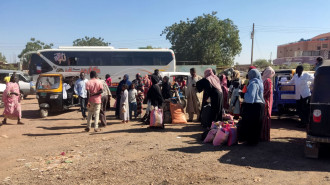 People began fleeing Wad Madani as the RSF advanced [Getty]