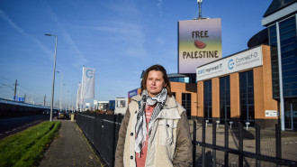 Meet the Dutch activist covering highway billboards for Palestine