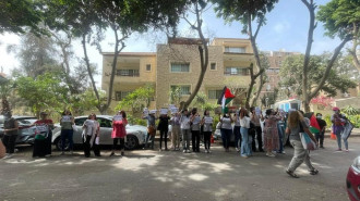 Security forces reportedly attacked Egyptian protesters outside the UN Women's Office in Cairo. [Facebook]