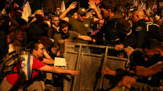 Israeli protesters clashed with police on Monday evening [Getty]