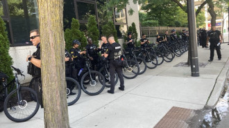 Police in Milwaukee get ready for the Republican convention. [Brooke Anderson/TNA]