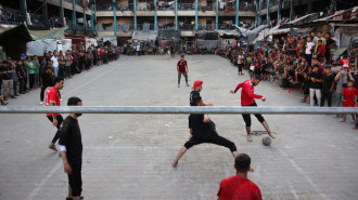 Gaza football in camps