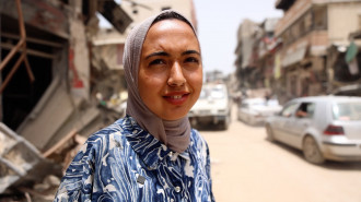 Aya from Gaza who features in BBC documentary 'Life and Death in Gaza'