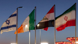 Iraq,Iran, Israel flags at COP 27