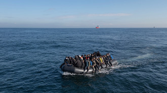 Migrants in English Channel [Getty]