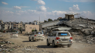 Aid convoys drive through war-torn Gaza