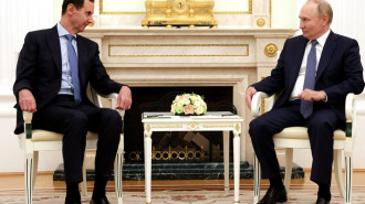 Bashar Al-Assad (left), Vladimir Putin (right)