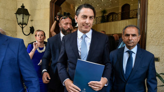 US special envoy Amos Hochstein leaves after his meeting with Lebanon's Parliament Speaker (not pictured) in Beirut on August 14, 2024, amid regional tensions during the ongoing war between Israel and Hamas (Photo by AFP/Getty Images)