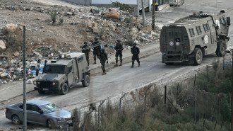 Israeli forces in the occupied West Bank