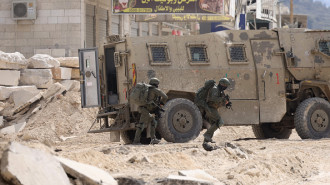 Israeli soldiers operating in the occupied West Bank