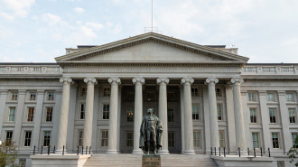  The Treasury Building on August 26, 2024, in Washington, DC. (Photo by Kevin Carter/Getty Images)