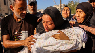 An Israeli strike on a Gaza City school