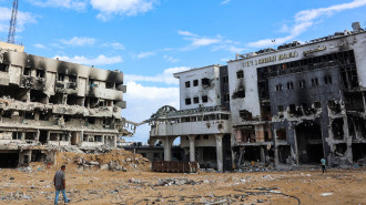 Gaza's main Al-Shifa hospital has become a stark symbol of the devastation wrought by the war [Photo by OMAR AL-QATTAA/AFP via Getty Images]