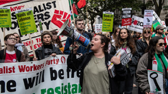 Protest in London in solidairty with Gaza [Getty]