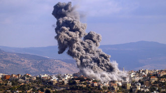 Israeli airstrike on a village in south Lebanon