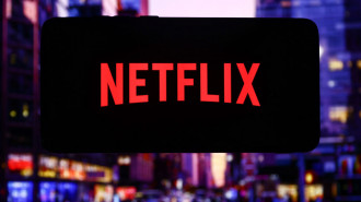 Netflix logo is screened on a mobile phone for illustration photo. Krakow, Poland on 17 October 2024 