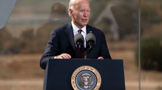 Joe Biden was asked how he could apologise for one genocide while participating in another