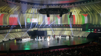 Algerian dancers perform in a show during the 70th anniversary of Algerian Revolution Day in Algiers, Algeria, on October 30, 2024. (Photo by APP/NurPhoto via Getty Images)