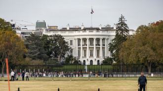 A view of the White House in Washington, United States, on November 4, 2024, ahead of the Presidential Election. 