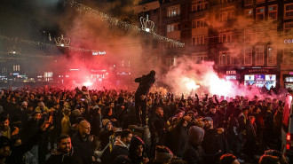 Pro-Israel Maccabi fans stage demonstration in Amsterdam, at least t