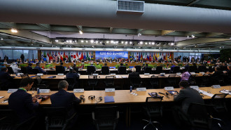 General view of a working session as part of the G20 Summit 2024 at Museu de Arte Moderna on November 18, 2024 in Rio de Janeiro, Brazil. (Photo by Wagner Meier/Getty Images)