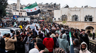 Anti-regime armed groups seize central Hama, Syria on December 07, 2024. (Photo by Emin Sansar/Anadolu via Getty Images)