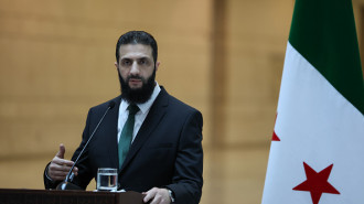 Leader of new Syrian administration, Ahmed al Sharaa...