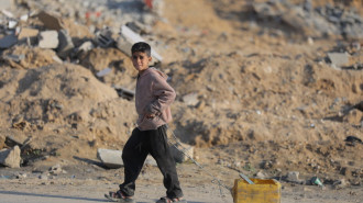 Palestinian child in Gaza