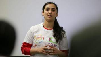 Former Afghan women's football captain Khalida Popal