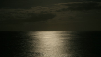 Moonlight at sea Getty