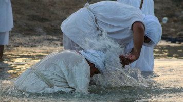 Mandaeans Iraq -- AFP