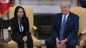 Aya Hijazi Trump AFP