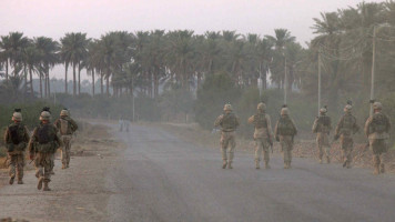 US troops Balad Iraq 2003 Getty