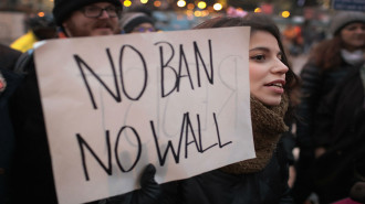 Muslim ban protest Getty