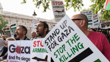 Gaza protest - London - Getty