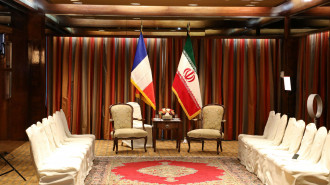 France Iran flags United Nations