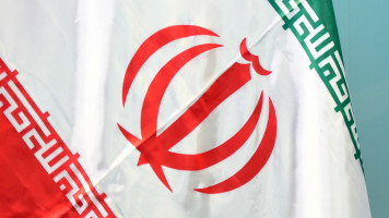 Iran flag AFP