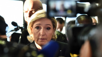 le pen face