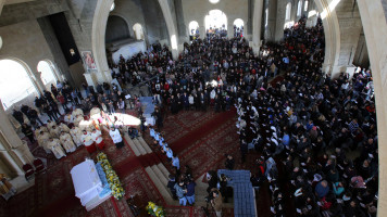 Baptist Catholic church jordan -- AFP